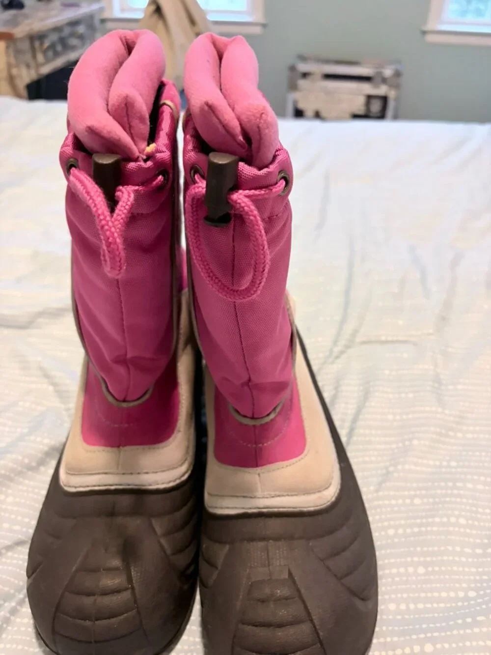 Totes Jenny Pink Winter Boots LN Girls 5M